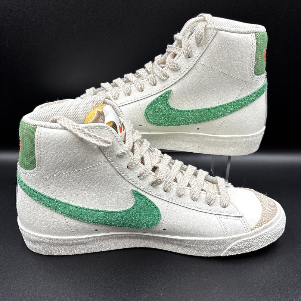 Nike Blazer Mid '77 Sail Stadium Green FD0759-133 Men's Sneakers Size 7.5